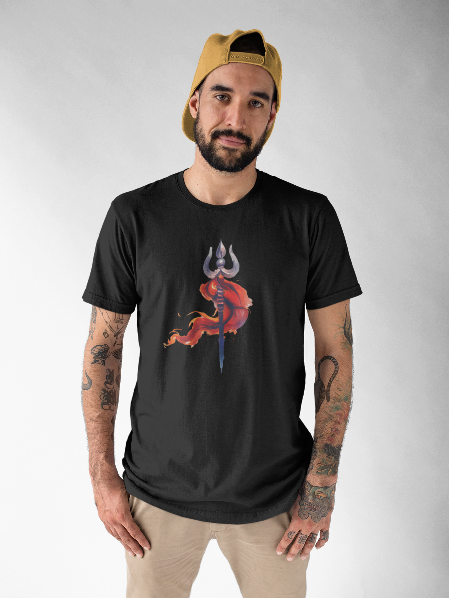 Premium Abstract Trishul Unisex Tees