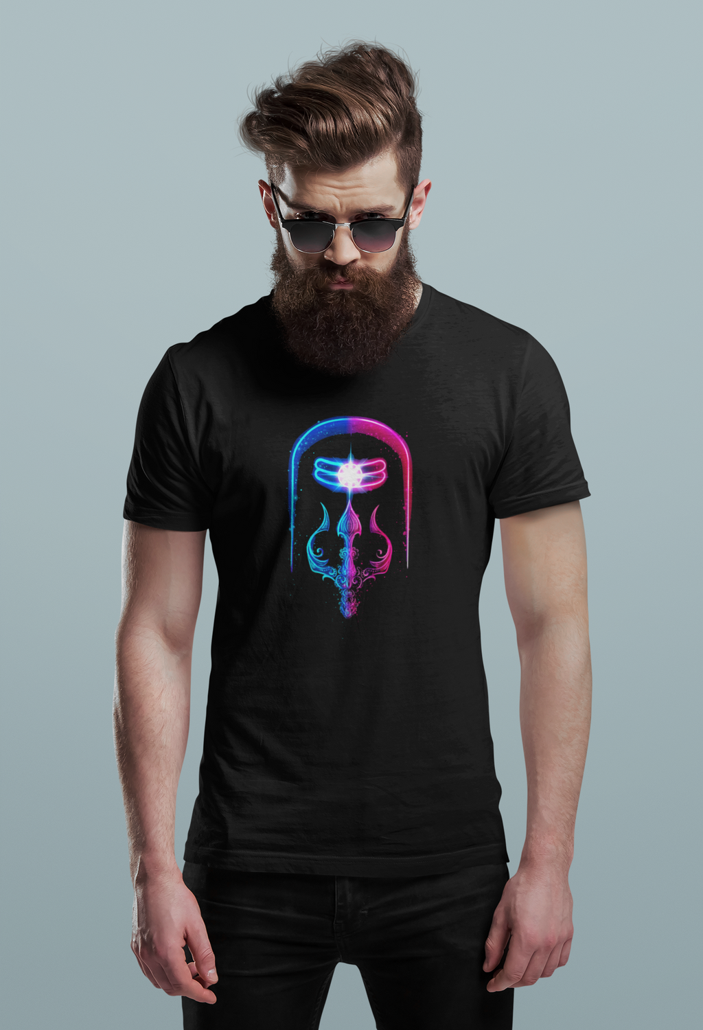 Premium Shiva Lingam with Trishul Unisex Tees