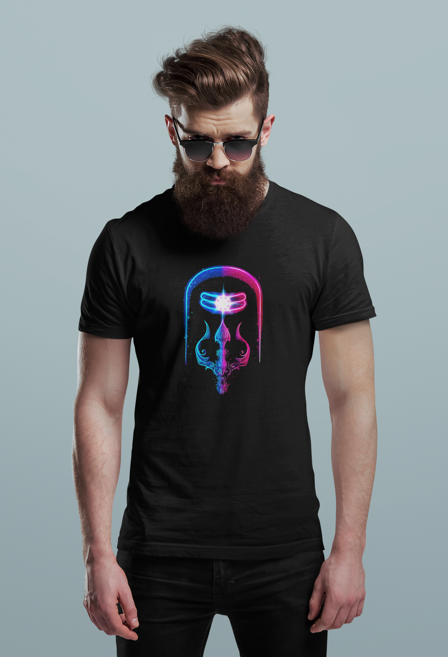 Premium Shiva Lingam with Trishul Unisex Tees