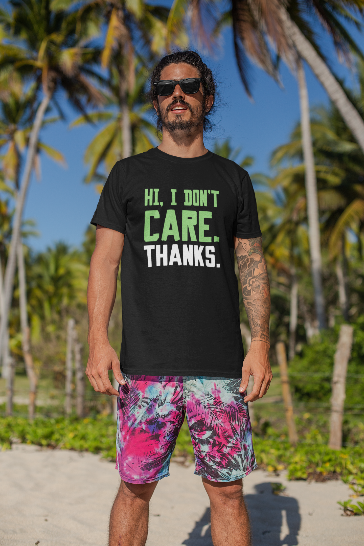 Premium I Don't Care Unisex Tees